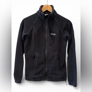 Columbia Women’s Full Zip Fleece Jacket Black Size S | Cozy Outdoor Layer